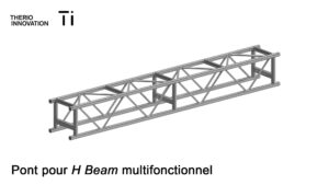 pont rail M4040 pour H beam