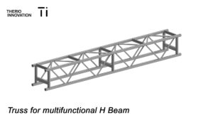 M4040 rail truss for H beam