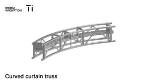 1612 curved curtain truss