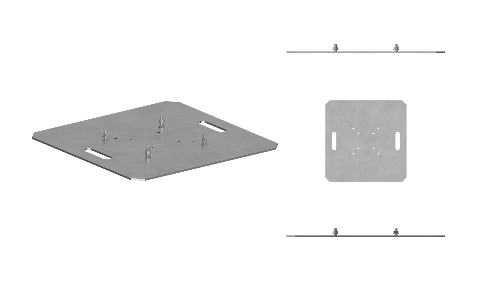 Base plate 3636 plated for 1616 trusses