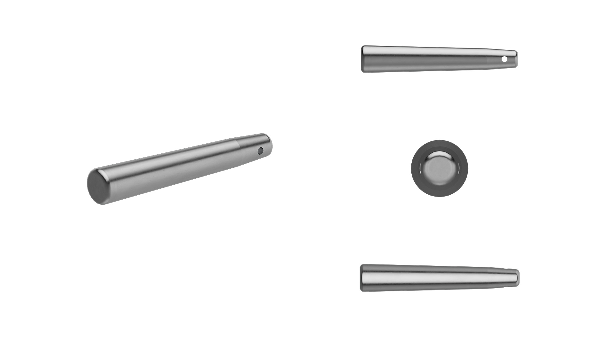 Conical pin for conical junctions