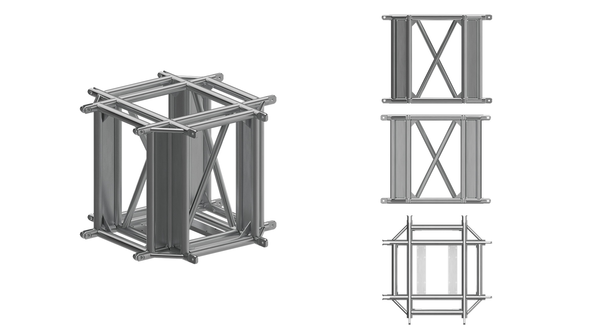 Cube for 3020 trusses